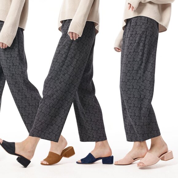 NIB Vince Rachelle 2 Suede Block Heel Mule Slide Sandals in Blush Pink - Picture 5 of 15